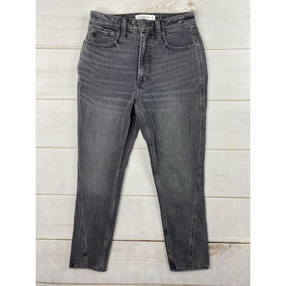 Abercrombie & Fitch Denim - Abercrombie & Fitch Jeans Womens 26 Black The Skinny High Rise Curve Love Denim